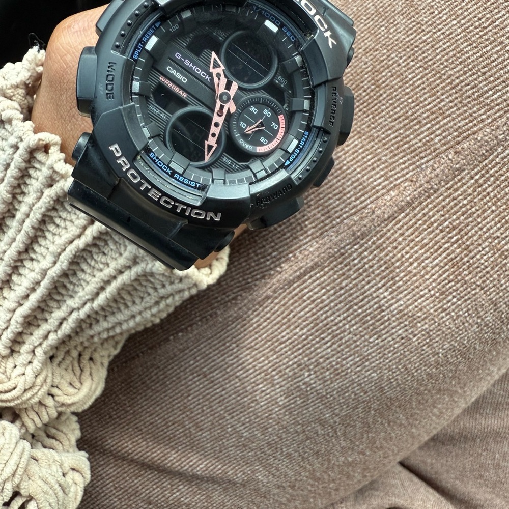 Casio G-Shock Black and Pink Women's Watch